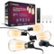 Darewave 19M lichterkette außen dimmbar mit 30+3 Glühbirnen Warmweiß ST38, IP44 Wasserfest, led lichterkette für Garten, Balkon, Terrasse, Patio, Party. weihnachtsbeleuchtung außen