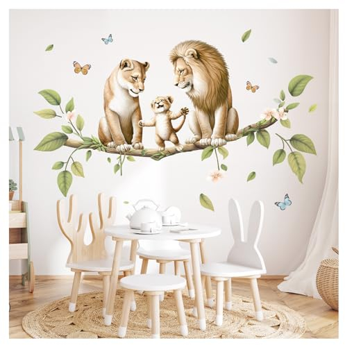 Little Deco Wandtattoo Dschungeltiere und Wunschname DL5029 ohne Name/Without Name