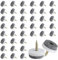 40 Tornillos deslizantes de Fieltro, 22 mm, Protección Duradera para Suelos - Fácil de Instalar - Silencioso y Antideslizante - Ideal para Parqué, Laminado, Azulejos - Color Gris