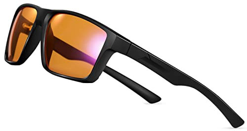 Okany Blaulichtfilter-Brille für Damen und Herren – Computer Gaming Brille, Blaulicht Brille mit Leistungsstarker professioneller Filter UV-Schutz Anti-Schwindel & Augenermüdungsschutz