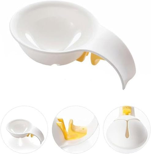1Pc Egg Separator for Raw Eggs,Egg White and Yolk Separator Strainer for Baking Cakes,Plastic Egg Separator Egg Yolk White Filter,Cooking Egg Separators Specialty Tools