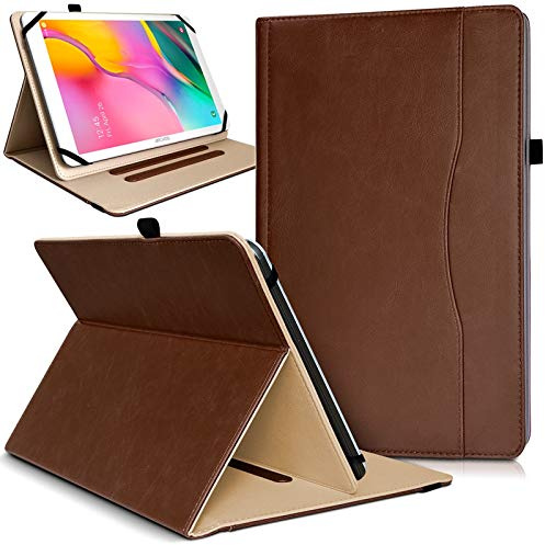Karylax - Étui Housse de Protection Support Range Document Universel L Couleur Marron Compatible pour Tablette SIMPLORI Android 13 10 Pouces