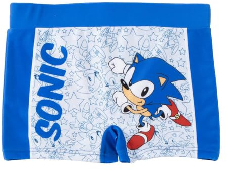 Boxer Baño Sonic para Niños - Bañador Natación Infantil Cómodo, Ligero y Secado Rápido, Shorts de Baño Niños para Verano, Playa y Piscina