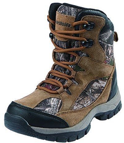Northside Kid's Renegade 400 Hunting Boot, Tan Camo, 5 Big Kid