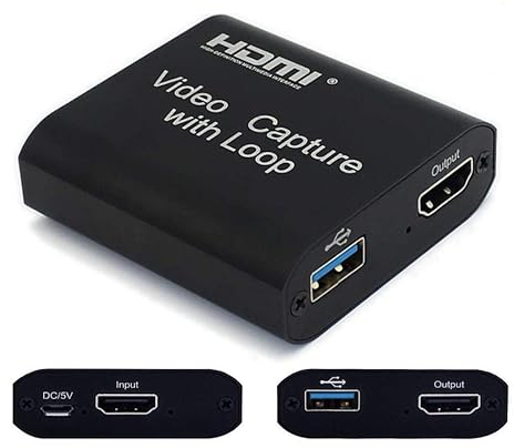 INF Videoaufnahmekarte mit Loop Out 4K in / 1080p Out Video Capture Card