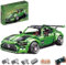 Technik Auto mit Power Functions Set, 1:10 Groß HellaFlush Auto Modellbausatz, 2878-tlg Klemmbausteine Auto MOC Set, Kompatibel mit Technik Mercedes AMG GT