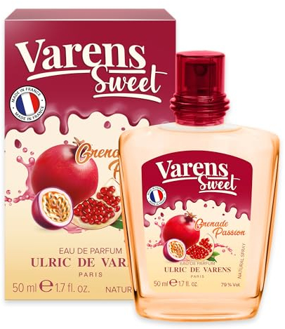 ULRIC DE VARENS - Eau de Parfum Varens Sweet Grenade Passion - Fleuri, Fruité - Parfum Femme - Vaporisateur - Made in France - 50 ml