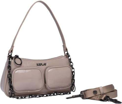 Replay Damen Handtasche Glänzend, Rosa (Moon Light 0109), Onesize