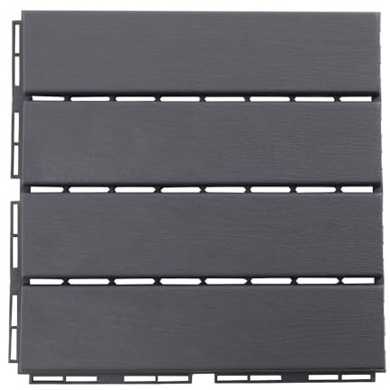 GFSDJALKJ Paquete de 6 baldosas for terraza de Patio, Suelos Impermeables for Exteriores, Aptos for Cualquier Clima, for Porche, Piscina y balcón.