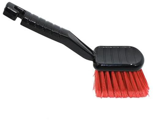 Brosse de nettoyage de roue - Brosse de lavage de voiture avec long manche pour pneus, jantes et | Poils souples pour enlever efficacement la saleté, la poussière et la saleté sans rayer | Outil de