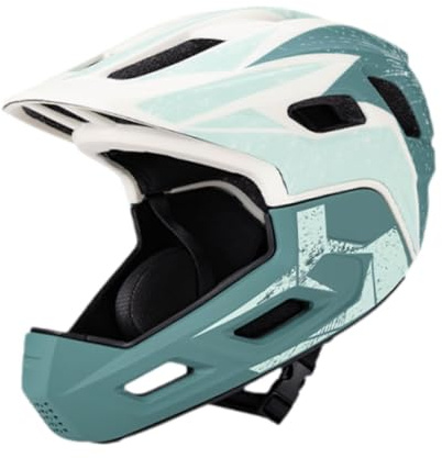 MotiveTech Casco de Bicicleta para Niños, Cascos para Niños, Casco de Bicicleta Ajustable para Ciclistas de Montaña, Verde