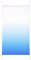 JalousieCrew Klemmfix Plissee mit Farbverlauf Farbe Azur blau - Breite 40 bis 120 cm, Länge 130 cm und 210 cm - Klemm - Rollo ohne zu Bohren (90 x 210 cm)