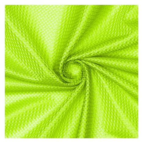 Pico Textiles 2 Yards Bolt - Lime Green Polyester Micro Mesh Jersey Fabric - 60 Wide - Small Holes - Durable Athletic Mesh Fabric for Sewing Soccer & Basketball Jerseys Uniforms