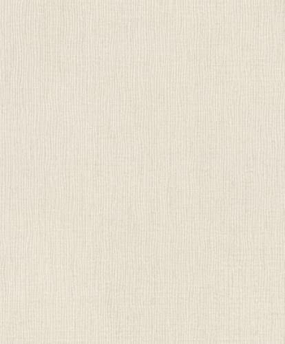 Rasch Papel pintado no tejido, color beige claro con estructura textil, 10,05 m x 0,53 m, color beige claro