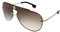 Versace Sonnenbrille VE2243 100213 Herrenfarbe Goldbraune Glasgröße 43 mm