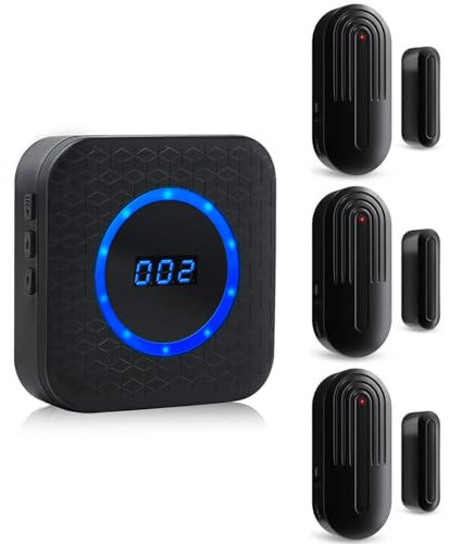 SanJie Door Chime, Know Which Door Opened, Home & Business Entry Chime