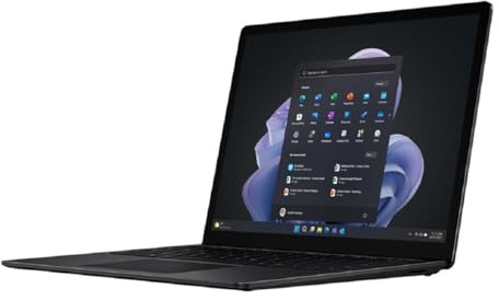 Microsoft Surface Laptop 5, 13.5 inch (i5/8GB/512GB, Windows 11 Pro) Black DE, for Business