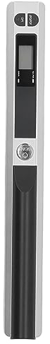 Tragbarer A4 Dokumentenscanner, 900 DPI Auflösung, JPEG/PDF Format, mit USB-Anschluss, Offline-Scannen für Fotos, Dokumente und Quittungen, Silber