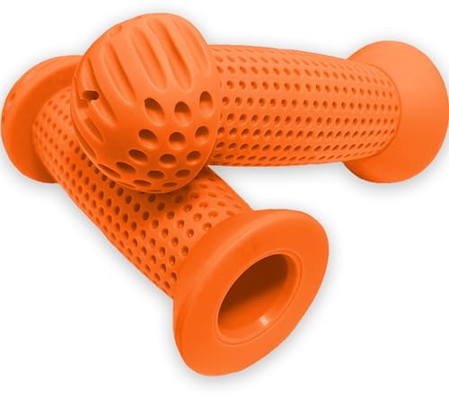 FRSOHEWIN Barncykelhandtag cykelhandtag handtag handtag ergonomiska gummi cykelstyre halkfria för barn cykel 1 par stadscykel cykel 100 mm orange