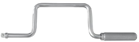 Berbiquí de acero inoxidable 1/2 390mm, herramienta para perforar madera y crear agujeros de precisión.