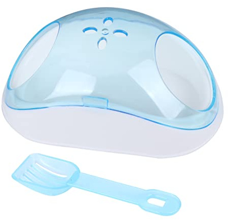 Garneck Pet Bath for Hamster Chinchilla Plastic Container Bathroom and Sand Bath for Guinea Pig House Hamster Cage Accessories