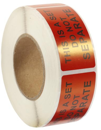 Healeved Étiquettes d'Avertissement Autocollantes Ne Pas Séparer pour Expédition Format 254 X 508 MM Lot de 500 set de Adhésif Fort pour Colis et Transport Sécurisé