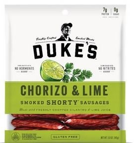 Duke's Chroizo and Lime Smoked Shorty Sausages, 5 oz., 8 per case