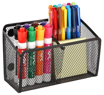 Magnetic Pencil Holder Whiteboard Pen Holder Locker Accessories (2-Slot*1)