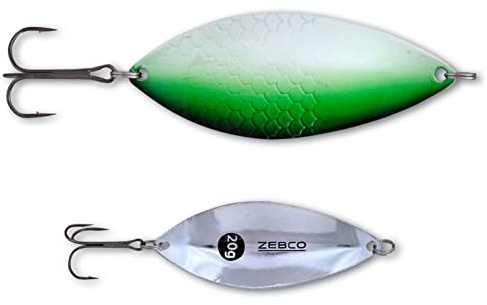 Zebco Premium Trophy Z-Flat Slim Cuillères de pêche Clignotantes pour Tous Types de Poissons prédateurs, Accessoires de pêche, sandeel, 15 g