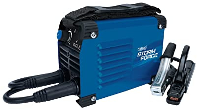 Draper 70041 Storm Force MMA Inverter Welder, 140A, Blue, One Size