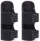 ACWOO Fingerschiene, 2 Stück Fingerglätter Finger Schiene Stabilisator, Weicher Bequemer Fingerstütze, Fingerbandage für Gebrochene Verstauchte Arthritis oder Tendinitis (Schwarz)
