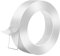 Double Sided Tape Heavy Duty 3 Meters Long 2.3 cm Wide 2 mm Thick Clear Mounting Adhesive Tape Multipurpose Removable Nano Sticky Tapes for Walls Pictures Wallpapers Frames Decor Household & Office