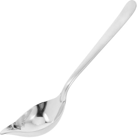 JUMPLAWN Cuillère à Sauce Acier Inoxydable avec Long Manche Et Bec Verseur Ustensile De Cuisine pour Servir Soupe Sauces Et