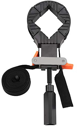 Fdit Collier De Serrage Rapide Réglable à Bande 4 Mors Pince De Coin pour Cadre Photo Bois Outil à Main