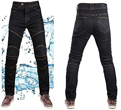 Sports Biker Pants Protective Gear Motorcycle Jeans Knee×2 And Hip×2 Sponge Protective Pad Used For Outdoor Riding, Equestrianism, Ski Protection Four Seasons Cycling Trousers For Men And Women