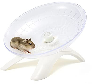 Tianlong Flying Saucer Hamster Wheel, Silent Spinner for Hamsters, Syrian, Guinea Pig, Chinchilla, Pet Mice