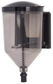 Blanc HYGIENIC Pulverspender – Dosierspender für Wandmontage, Spender für 2.400 ml Holzmehl und Handwaschpulver, Schwarz