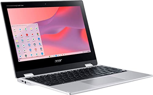 acer - Chromebook Spin 311| 11.6 2-in-1 Touch Screen Laptop|MediaTek Kompanio 500 MT8183C|4GB LPDDR4X|64GB eMMC (Pure Silver) (CP311-3H-K5WQ)