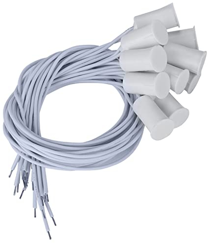 10 Pcs Filaire Porte Fenêtre Capteur Interrupteur Magnétique Alarme intégré Capteur de de sécurité pour Système D'alarme Domestique Protection Antivol pour Maison