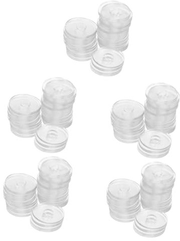 HAWILLOSCH 250piezas Arandelas Transparentes De Vinilo Para Tornillos De Juntas Antideslizantes Para Manijas De Ducha Reemplazo Para Mantenimiento De Equipos y Reparaciones