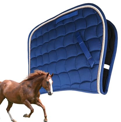 Housse de selle en General Purpor Suedee Square | Équipement d'équitation et accessoires, rembourrage de selle respirant polyvalent et léger, pour l'entraînement et la compétition