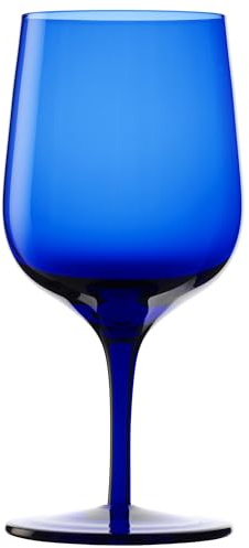 Stölzle Lausitz Vattenglas Grandezza 340 ml I set om 6 blåa saftburkar i diskmaskinssäkra I Glasset i set stöttåliga I högkvalitativt och blyfritt kristallglas I högsta kvalitet