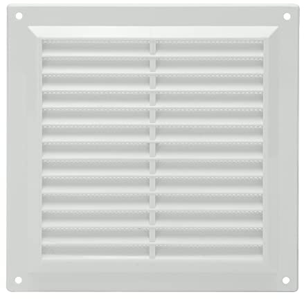 Rejilla Plastico Sobreponer Con Malla Posterior 20x20 cm.