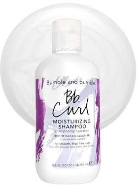 Bumble and bumble. Curl Moisturizing Shampoo | Für mit Feuchtigkeit versorgte Locken | Frizz-Kontrolle + Farbschutz | Krauses, lockiges, welliges Haar | Mit Jojobaöl, Avocadoöl + Kokosöl