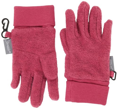 Sterntaler Fingerhandschuh Microfleece mit elastischen Bündchen – Warme Kinder Handschuhe – Mädchen Winterhandschuhe - Accessoire für kühlere Tage – pink melange, Größe 4