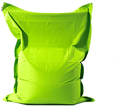 HH Home Hut Giant BeanBag Outdoor Garden Extra Large Chair Indoor Living Room Bean Bags Water Resistant Massive Floor Cushion Lounger XXL (Lime)