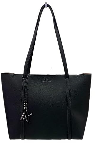 Armani Exchange Women's Woman's Shopping Bag, Black
