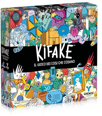 Kifaké - Il Party Game Cooperativo Surreale - Per Famiglie e Amici per una Serata - 8+ Anni + 3-8 Giocatori - 20 Minuti - Edizone Italiana