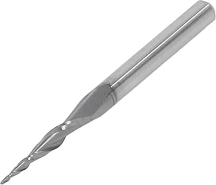 Fresa a Punta Sferica in Acciaio Al Tungsteno, Taglio Stabile, Finitura Superficiale Elevata, 1/4 di Pollice per Alluminio, Legno, Pannelli di Fibra a Media densità, ecc.