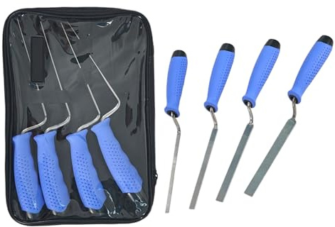 Masonry Trowel | 4-Piece Non-Slip Cement Repair Hand Trowels | Masonry Tool for Mortar Plastering Sealing Beginners Home Renovation Stucco Application